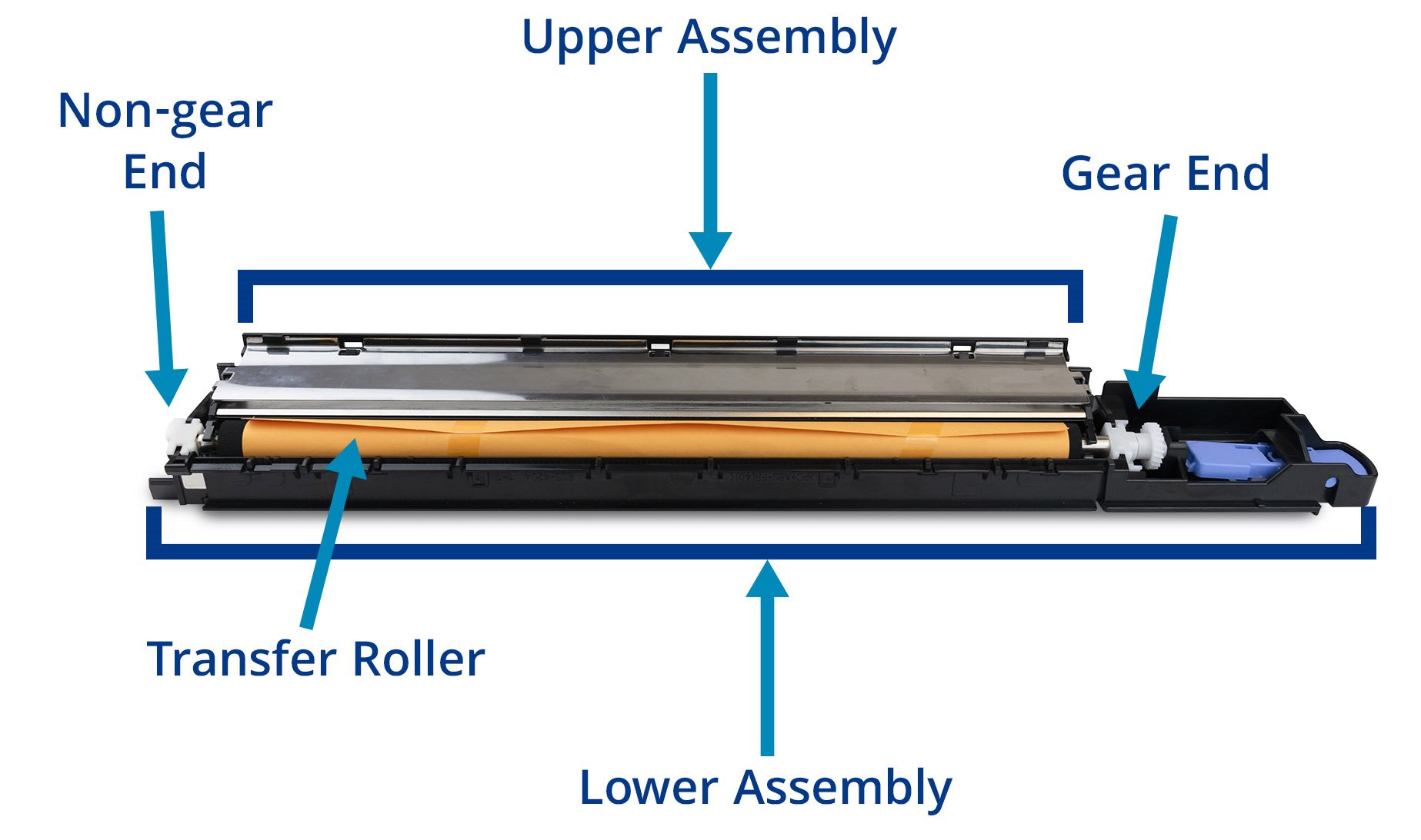HP CF367-67907 Transfer roller assembly 