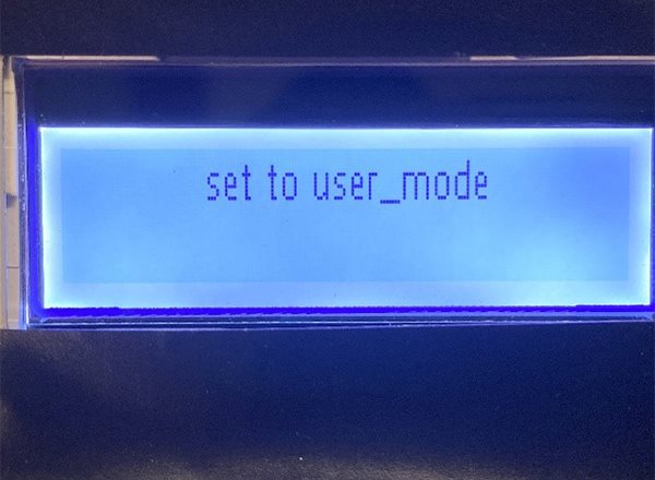 set to user_mode