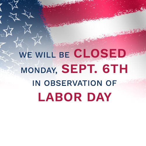 Labor Day Closure 2021