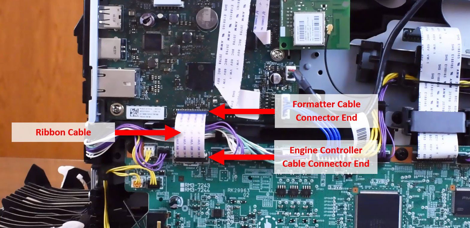 Ribbon Cable Location