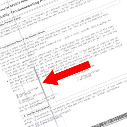 Lines Caused by Faulty ITB
